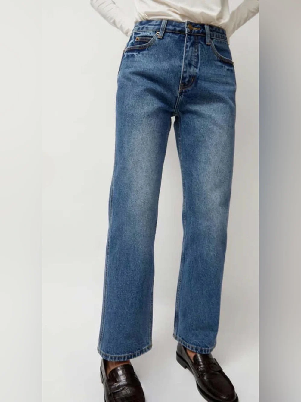 No.6 Store Erik Jean in Mid Blue Size 28 - Picture 4 of 10